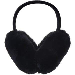 Lesser & Pavey Cozy Black Fluffy Foldable Ear Muffs Lesser & Pavey Cozy Black Fluffy Foldable Ear Muffs