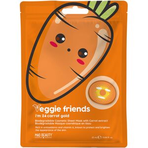 Mad Beauty Veggie Friends Carrot Cosmetic Sheet Mask Mad Beauty Veggie Friends Carrot Cosmetic Sheet Mask