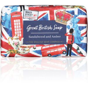 The English Soap Company Sandalwood and Amber Great British Soap 190g The English Soap Company Sandalwood and Amber Great British Soap 190g