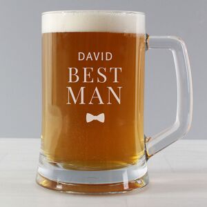Personalised Memento Company Personalised Best Man Pint Stern Tankard Personalised Memento Company Personalised Best Man Pint Stern Tankard