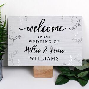 Personalised Memento Company Personalised Welcome Metal Sign Personalised Memento Company Personalised Welcome Metal Sign