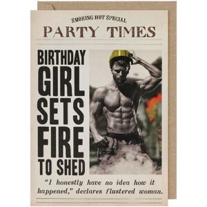 Pigment Fleet Street Sets Fire Birthday Card Pigment Fleet Street Sets Fire Birthday Card