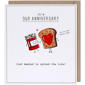 Pigment Etched Spread The Love Anniversary Card Pigment Etched Spread The Love Anniversary Card