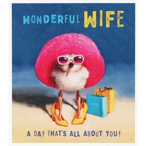 Pigment Wife ‘Chick’ Birthday Card Pigment Wife ‘Chick’ Birthday Card