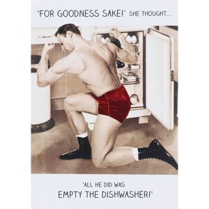 Pigment Rib Ticklers ‘Empty The Dishwasher’ Greetings Card Pigment Rib Ticklers ‘Empty The Dishwasher’ Greetings Card