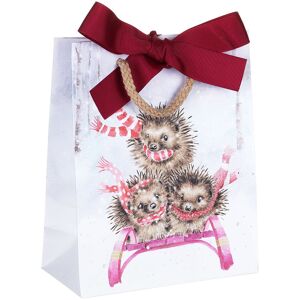 Wrendale Designs ‘Sledgehogs’ Small Christmas Gift Bag Wrendale Designs ‘Sledgehogs’ Small Christmas Gift Bag