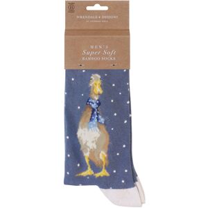 Wrendale Designs ‘Christmas Scarves’ Grey Duck Men's Bamboo Christmas Socks Wrendale Designs ‘Christmas Scarves’ Grey Duck Men's Bamboo Christmas Socks