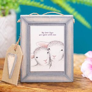 East of India ‘My Best Days Are Spent With Ewe’ Sheep Wooden Sign East of India ‘My Best Days Are Spent With Ewe’ Sheep Wooden Sign