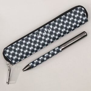 Ted Baker GLENVIL Black/Grey Diamond Geo Pen And Pouch Set Ted Baker GLENVIL Black/Grey Diamond Geo Pen And Pouch Set