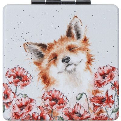 Wrendale Designs ‘Poppy Fields’ Fox Compact Mirror Wrendale Designs ‘Poppy Fields’ Fox Compact Mirror
