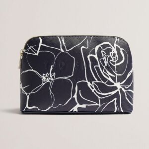 Ted Baker ALLIMI Navy Linear Rose Large Makeup Bag Ted Baker ALLIMI Navy Linear Rose Large Makeup Bag