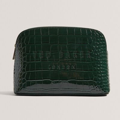 Ted Baker CROCALA Mid Green Croc Makeup Bag Ted Baker CROCALA Mid Green Croc Makeup Bag
