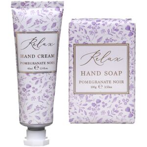 Lesser & Pavey Madelaine Purple Floral Hand Cream & Soap Lesser & Pavey Madelaine Purple Floral Hand Cream & Soap
