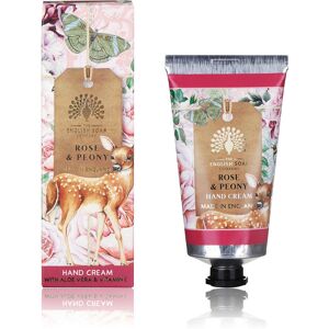 The English Soap Company Rose & Peony Hand Cream 75ml The English Soap Company Rose & Peony Hand Cream 75ml