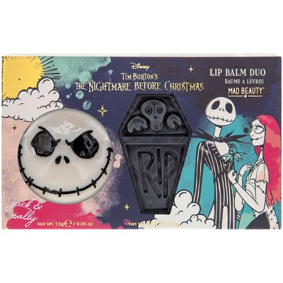Mad Beauty Jack Skellington Lip Balm Duo - Nightmare Before Christmas Mad Beauty Jack Skellington Lip Balm Duo - Nightmare Before Christmas