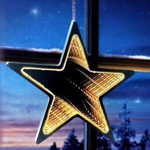 Premier Infinity Mirror 15cm Lit Star LED Light Premier Infinity Mirror 15cm Lit Star LED Light