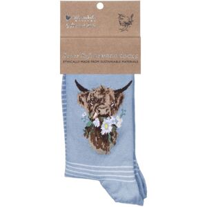 Wrendale Designs ‘Daisy Coo’ Blue Cow Women’s Bamboo Socks Wrendale Designs ‘Daisy Coo’ Blue Cow Women’s Bamboo Socks