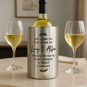 Personalised Memento Company Personalised Free Text Wine Cooler Personalised Memento Company Personalised Free Text Wine Cooler