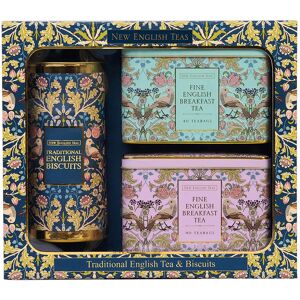 New English Teas - Vintage Song Thrush - Tea & Biscuits Gift Set New English Teas - Vintage Song Thrush - Tea & Biscuits Gift Set