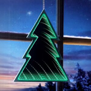 Premier Infinity Mirror 15cm Lit Tree LED Light Premier Infinity Mirror 15cm Lit Tree LED Light