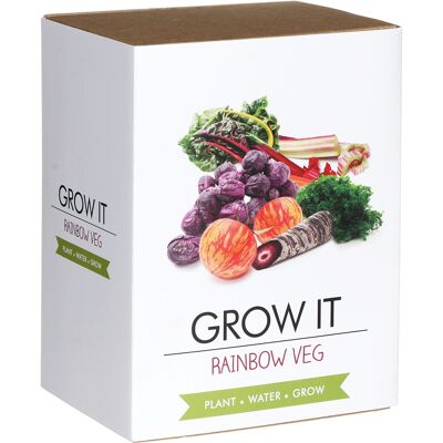 Gift Republic Grow It Rainbow Veg Gift Republic Grow It Rainbow Veg
