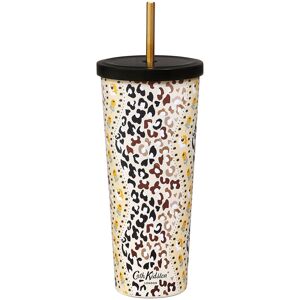 Cath Kidston Leopard 700ml Stainless Steel Travel Mug with Straw Cath Kidston Leopard 700ml Stainless Steel Travel Mug with Straw