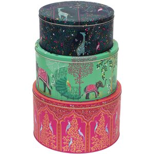 Sara Miller London Set of 3 Decorative Cake Tins - Kitchen Storage Sara Miller London Set of 3 Decorative Cake Tins - Kitchen Storage