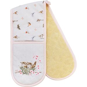 Wrendale Designs 'Feathered Friends' Wren Double Oven Glove Wrendale Designs 'Feathered Friends' Wren Double Oven Glove