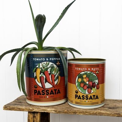 Rex London Set of 2 XL ‘Passata’ Storage Tins Rex London Set of 2 XL ‘Passata’ Storage Tins