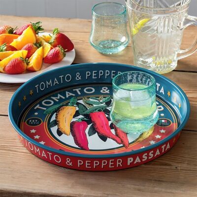 Rex London ‘Passata’ Metal Serving Tray Rex London ‘Passata’ Metal Serving Tray