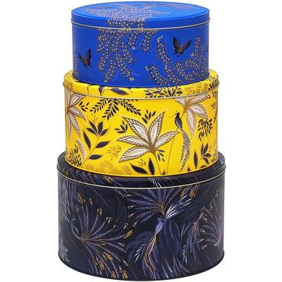 Sara Miller Anniversary Set Of Three Cake Tins Sara Miller Anniversary Set Of Three Cake Tins