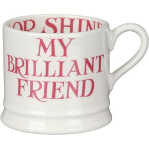 Emma Bridgewater Pink Toast My Brilliant Friend Small Mug Emma Bridgewater Pink Toast My Brilliant Friend Small Mug
