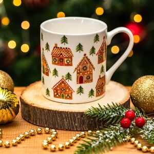 Gisela Graham Gingerbread House Bone China Mug Gisela Graham Gingerbread House Bone China Mug