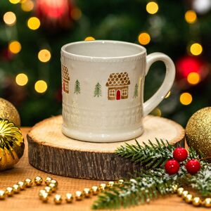 Gisela Graham Gingerbread House Stoneware Mini Mug Gisela Graham Gingerbread House Stoneware Mini Mug