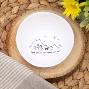 East of India ‘Love You To The Moon & Back’ Medium Wobbly Bowl East of India ‘Love You To The Moon & Back’ Medium Wobbly Bowl