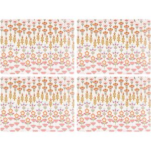 Cath Kidston Painted Table Set of 4 Cork Backed Rectangular Placemats - Tableware Cath Kidston Painted Table Set of 4 Cork Backed Rectangular Placemats - Tableware