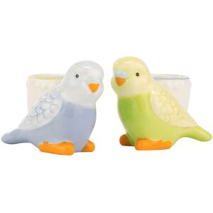 Cath Kidston Egg Cups Set of 2 - Egg Cups with Budgie Designs Cath Kidston Egg Cups Set of 2 - Egg Cups with Budgie Designs