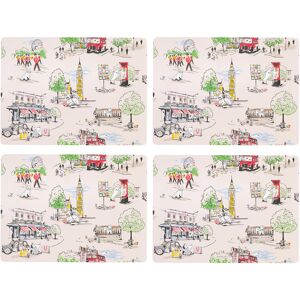 Cath Kidston Billie Goes To Town London Set of 4 Cork Backed Placemats Cath Kidston Billie Goes To Town London Set of 4 Cork Backed Placemats