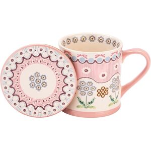 Cath Kidston Spitalfields Silk Mug & Coaster Set Cath Kidston Spitalfields Silk Mug & Coaster Set