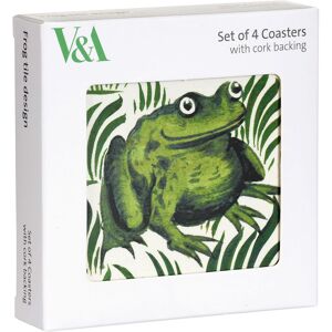 Museums & Galleries Museums & Galleries V&A Frog Tile Set of 4 Coasters Museums & Galleries Museums & Galleries V&A Frog Tile Set of 4 Coasters