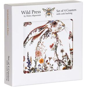 Museums & Galleries Museums & Galleries Wild Press Wildflower Hare Set of 4 Coasters Museums & Galleries Museums & Galleries Wild Press Wildflower Hare Set of 4 Coasters