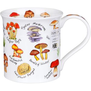 Dunoon Mushrooms & Toadstools Lilac Bute Shape Mug Dunoon Mushrooms & Toadstools Lilac Bute Shape Mug