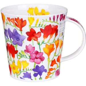 Dunoon Floral Fiesta Freesia Cairngorm Shape Mug Dunoon Floral Fiesta Freesia Cairngorm Shape Mug