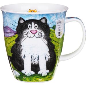 Dunoon Happy Cats Black Nevis Shape Mug Dunoon Happy Cats Black Nevis Shape Mug