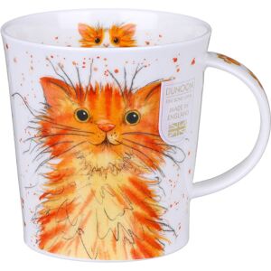 Dunoon Catter Splatter Ginger Lomond Shape Mug Dunoon Catter Splatter Ginger Lomond Shape Mug