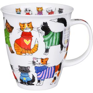 Dunoon Knitwits Cat Nevis Shape Mug Dunoon Knitwits Cat Nevis Shape Mug