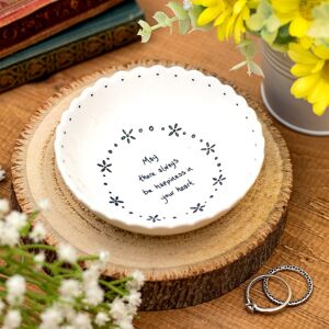 East of India ‘Always Happiness In Your Heart’ Scallop Bowl East of India ‘Always Happiness In Your Heart’ Scallop Bowl