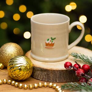 Gisela Graham Christmas Pudding Mini Ceramic Mug Gisela Graham Christmas Pudding Mini Ceramic Mug