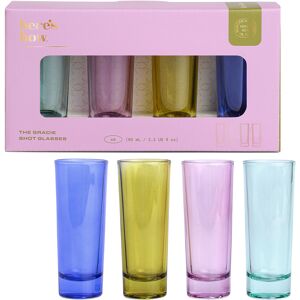 Here's How Gracie Set of 4 Shots Glasses Here's How Gracie Set of 4 Shots Glasses