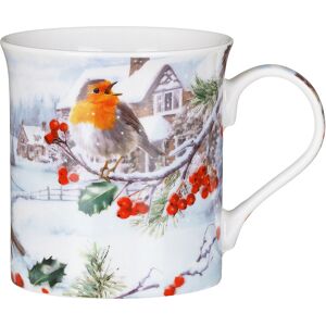 Lesser & Pavey Christmas Robins Fine China Mug Lesser & Pavey Christmas Robins Fine China Mug